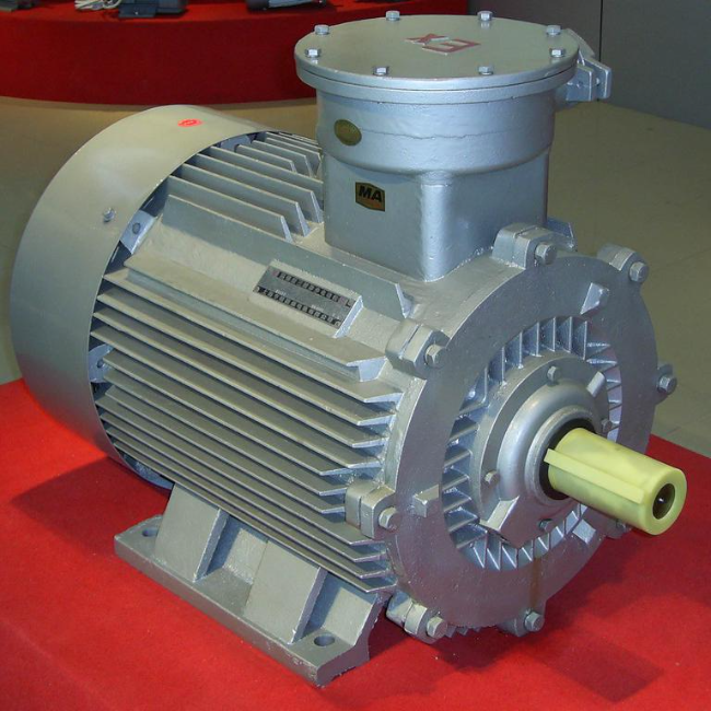 YE2-160L-4防爆电机45°角实拍